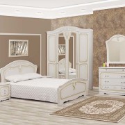 Спальня Луиза — Белое дерево патина