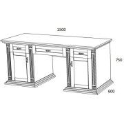 Деревянный стол Версаль-5